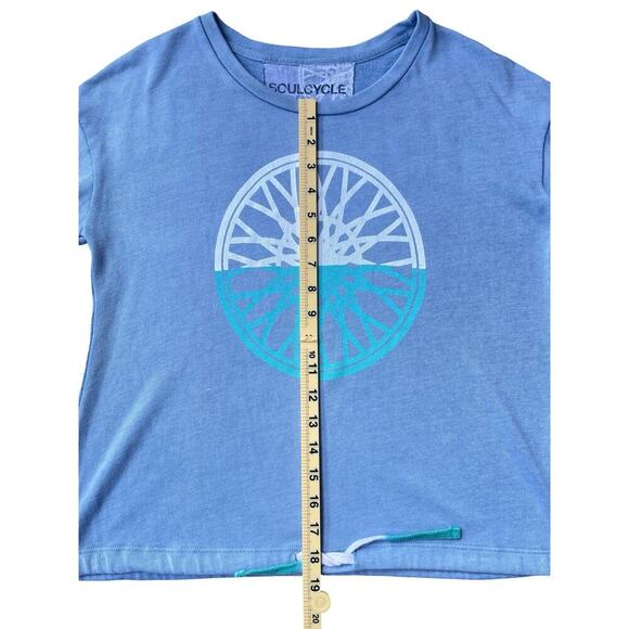 Soul Cycle Long Sleeve Graphic SOULHAMPTON Drawstring Pullover Tee - Size Small - Picture 10 of 13